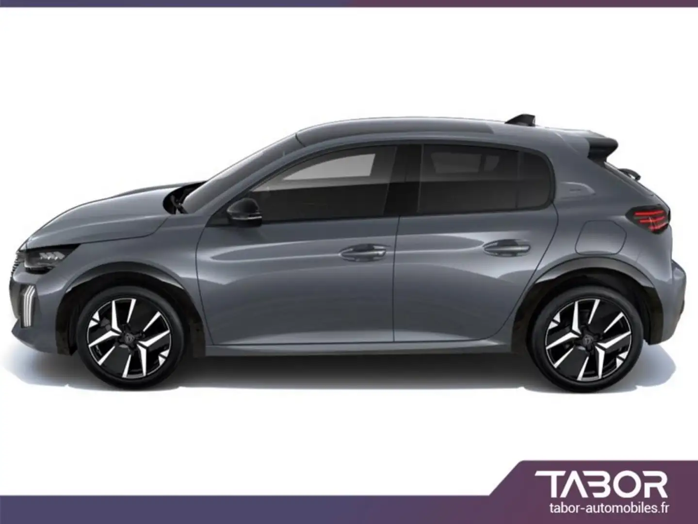 Peugeot 208 1.2 MHEV 136 GT Alcantara Pano GPS Gris - 2