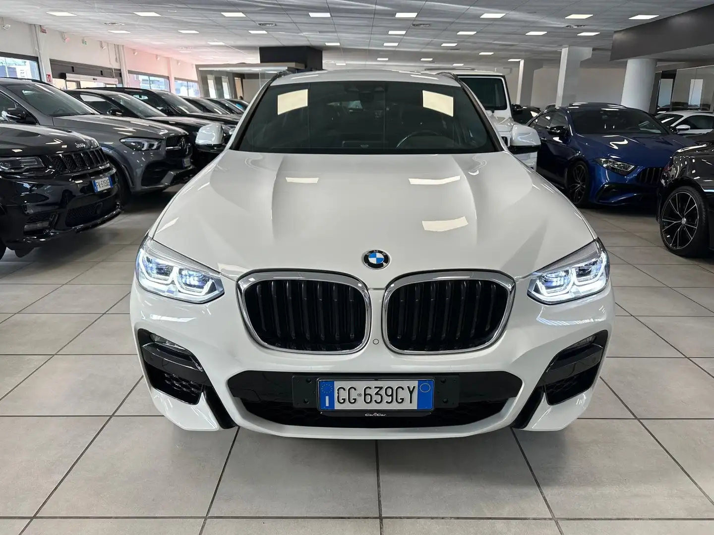 BMW X4 xdrive20d mhev 48V Msport auto Bianco - 2