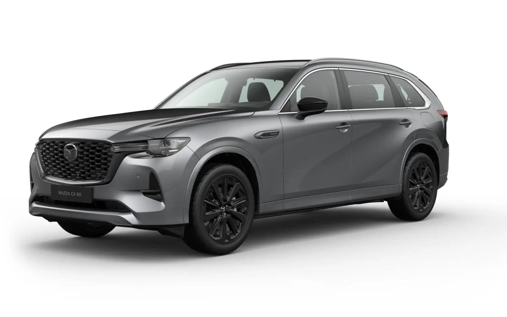Mazda CX-80 PHEV Homura AWD*ACC*Bose*8Fach bereift* Grau - 1