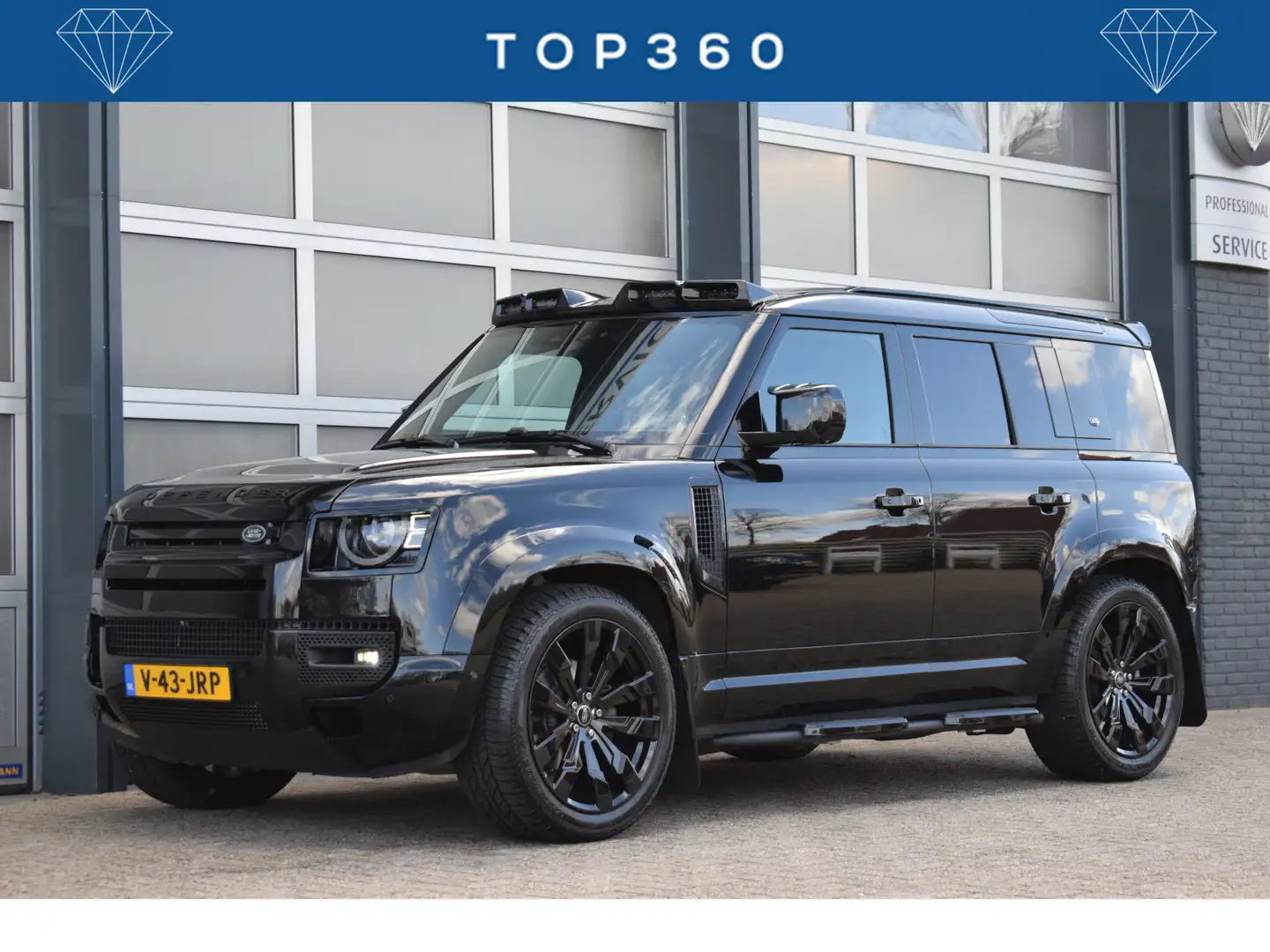 Land Rover Defender 3.0 D200 300PK! 110 MHEV X-Dynamic S Panodak | Gri Zwart - 1