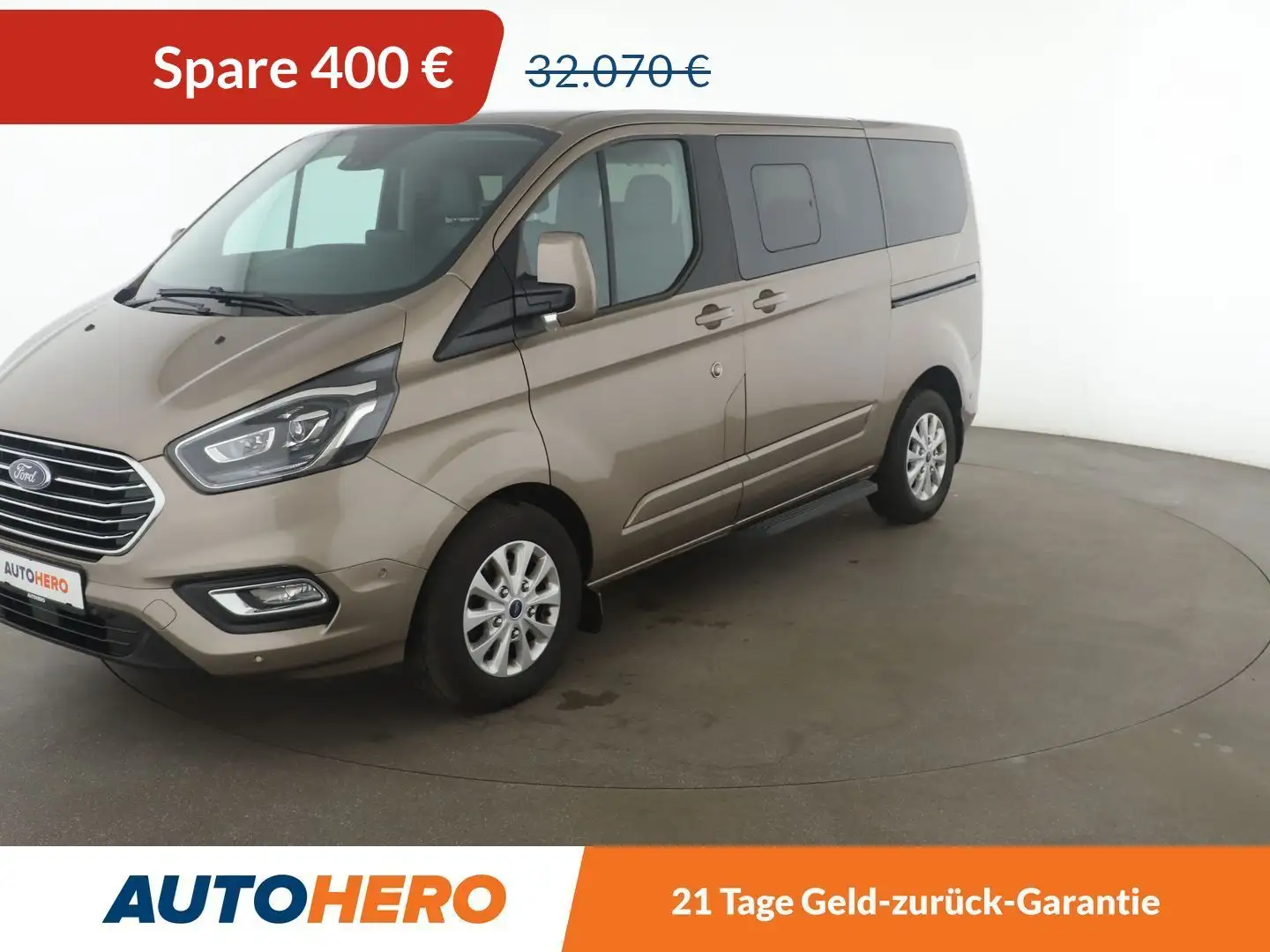 Ford Tourneo Custom 2.0 TDCi 320 L1 Titanium Braun - 1
