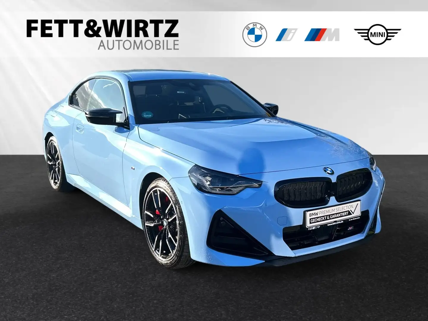 BMW 240 M240i xDrive Coupé Facelift|M Sport Pro|Premium-Pa Blau - 1