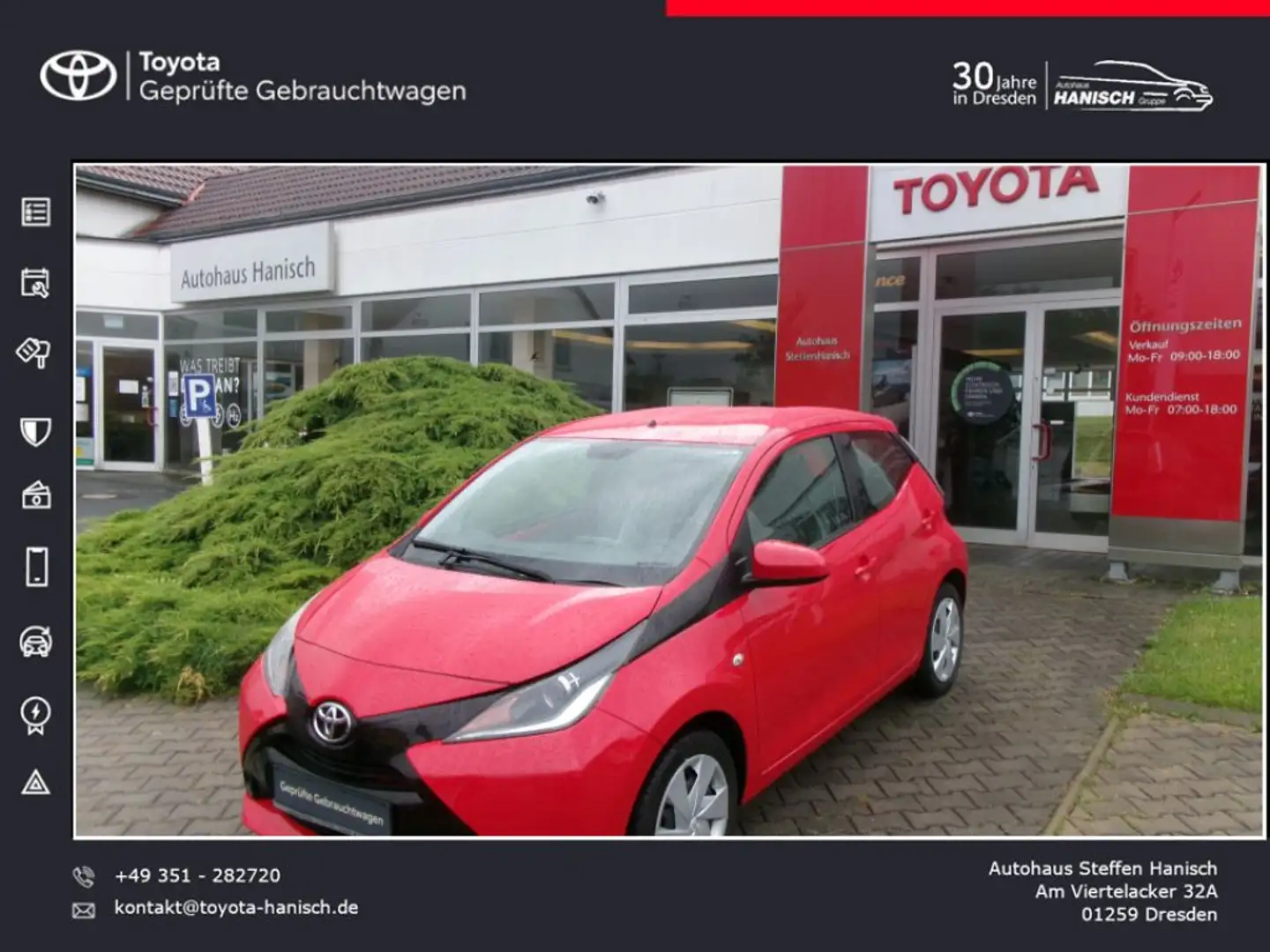 Toyota Aygo X x-play Rouge - 1