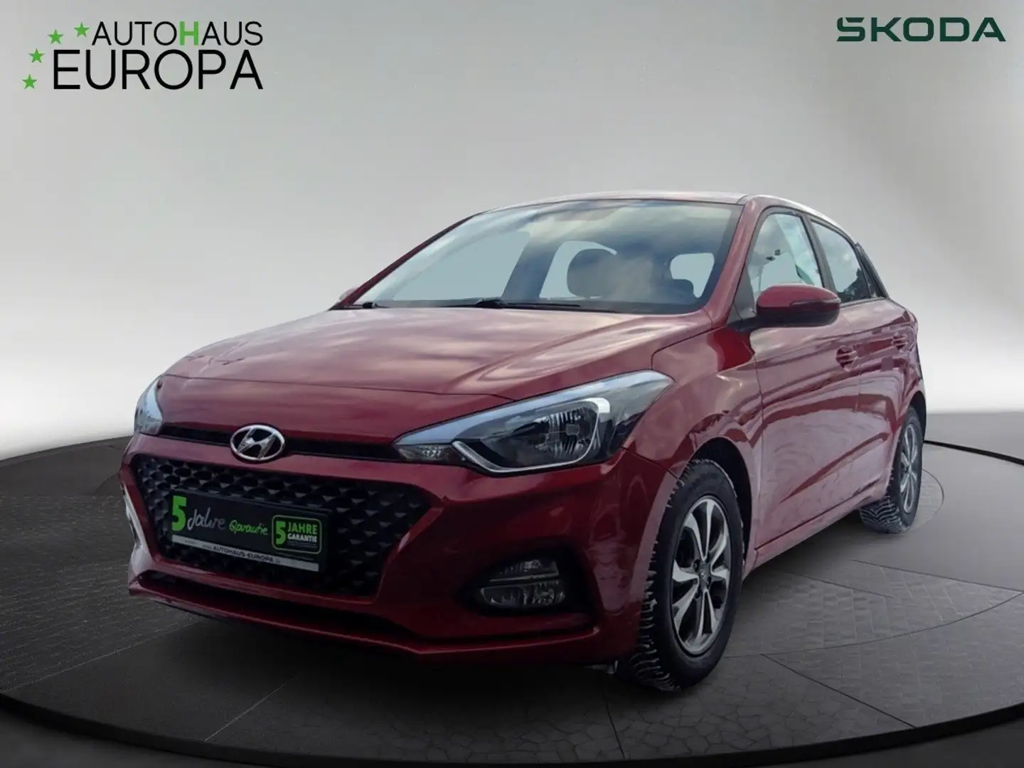 Hyundai i20 1.0 Automatik Facelift Klima Kam CarPlay PDC LHZ S Rouge - 1
