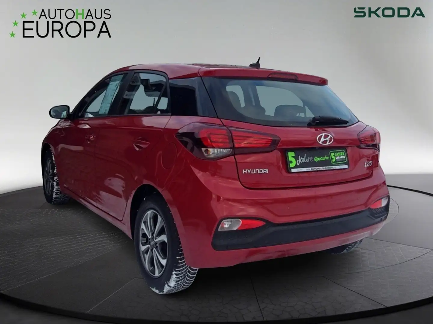 Hyundai i20 1.0 Automatik Facelift Klima Kam CarPlay PDC LHZ S Rouge - 2