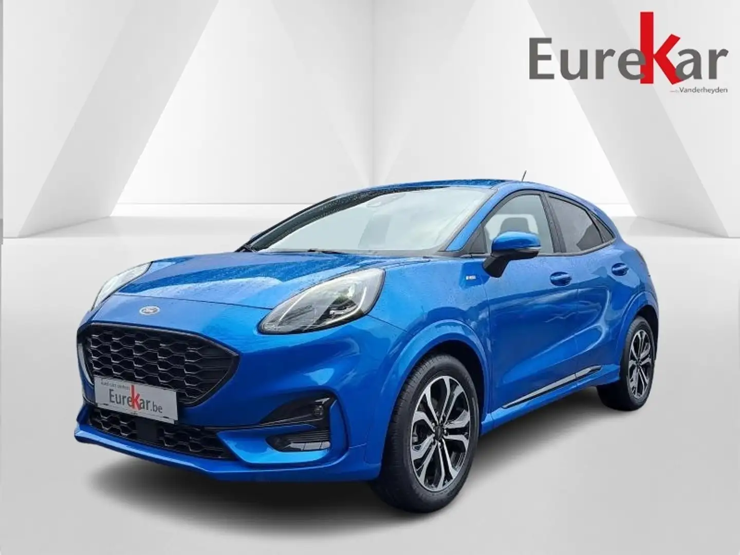 Ford Puma 1.0i EcoBoost Hybrid ST LINE Blauw - 1