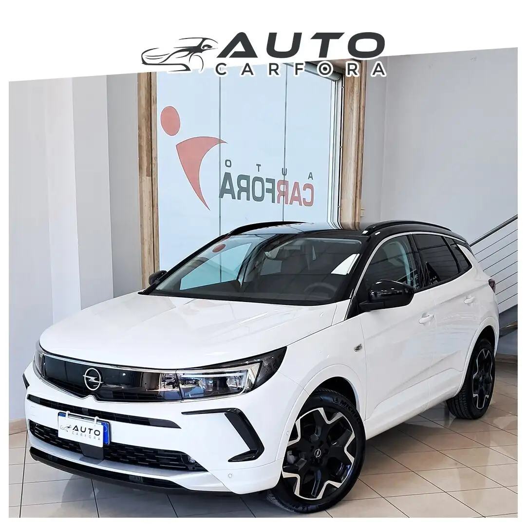 Opel Grandland 1.5 diesel Ecotec aut. Ultimate automatico Blanc - 1