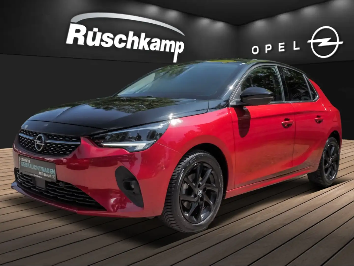 Opel Corsa F Elegance 1.2 LED RückKam Winterpaket Alu PDC  Al Rot - 1