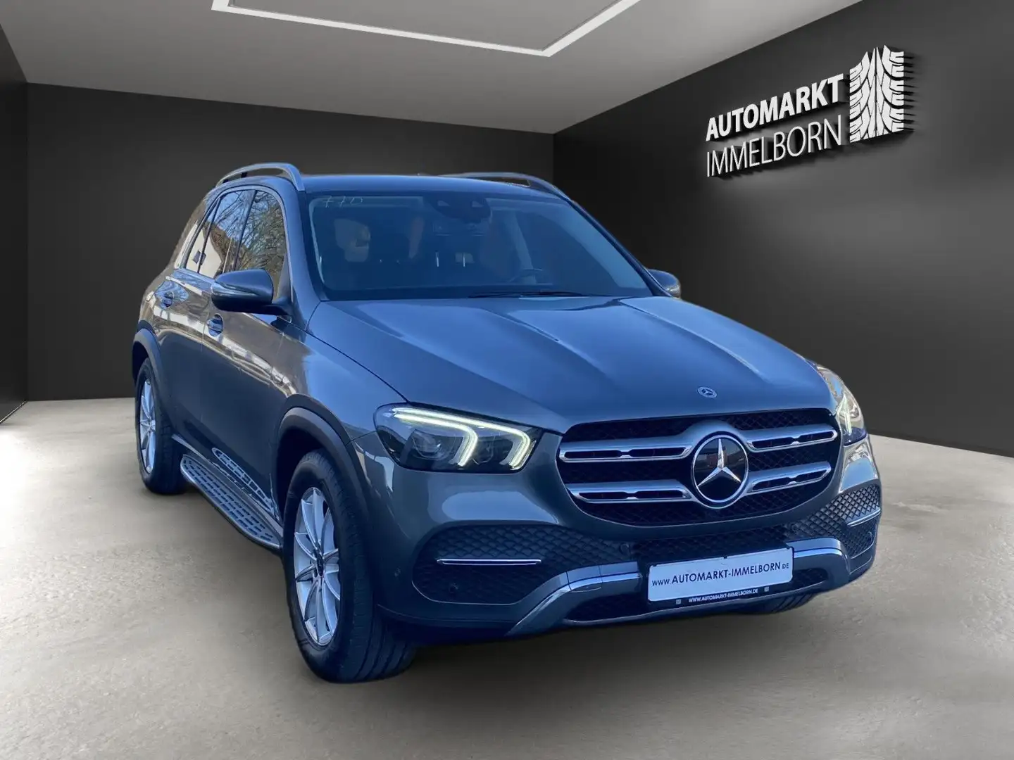 Mercedes-Benz GLE 350 de AHK*Kamera*Distro*Trittbretter*19*LED Gris - 2