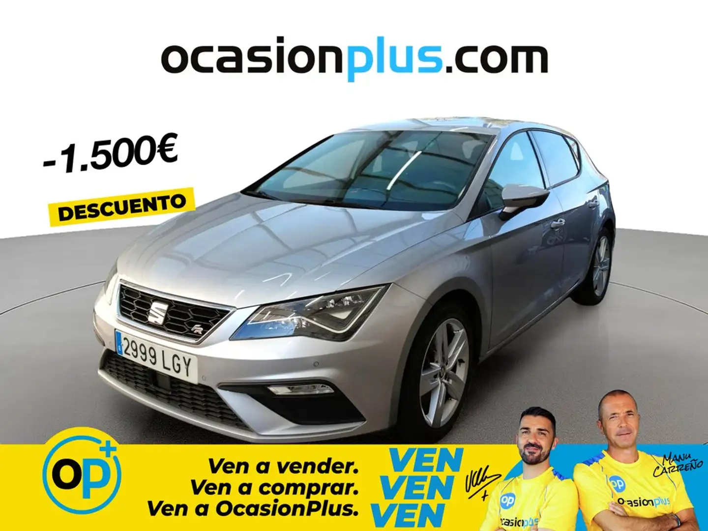 SEAT Leon 1.5 TGI GNC S&S FR 130 Gris - 1