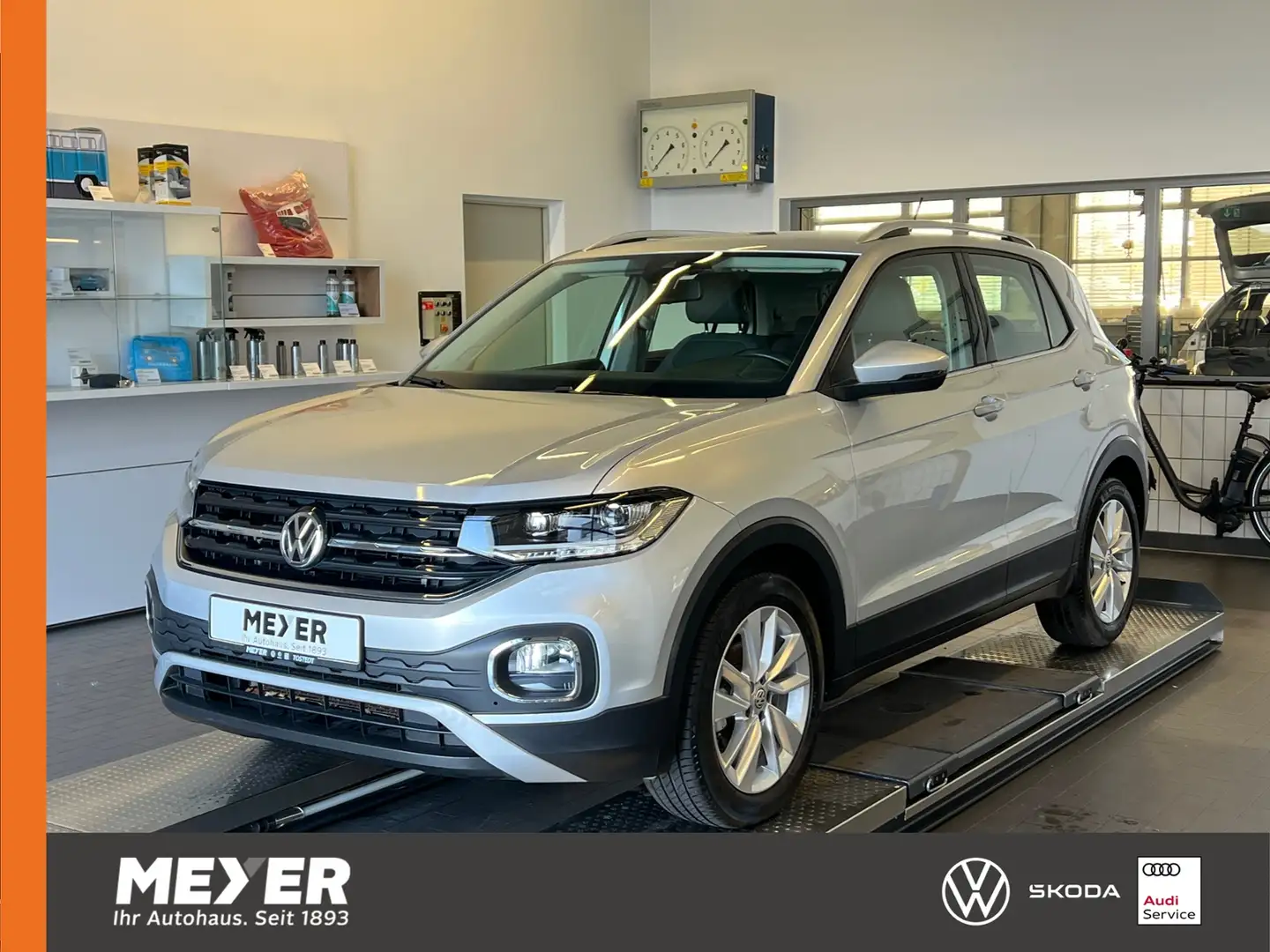 Volkswagen T-Cross Style 1.0 TSI *LED, Navi, ACC, Sitzhzg., 17'-LM* Zilver - 1