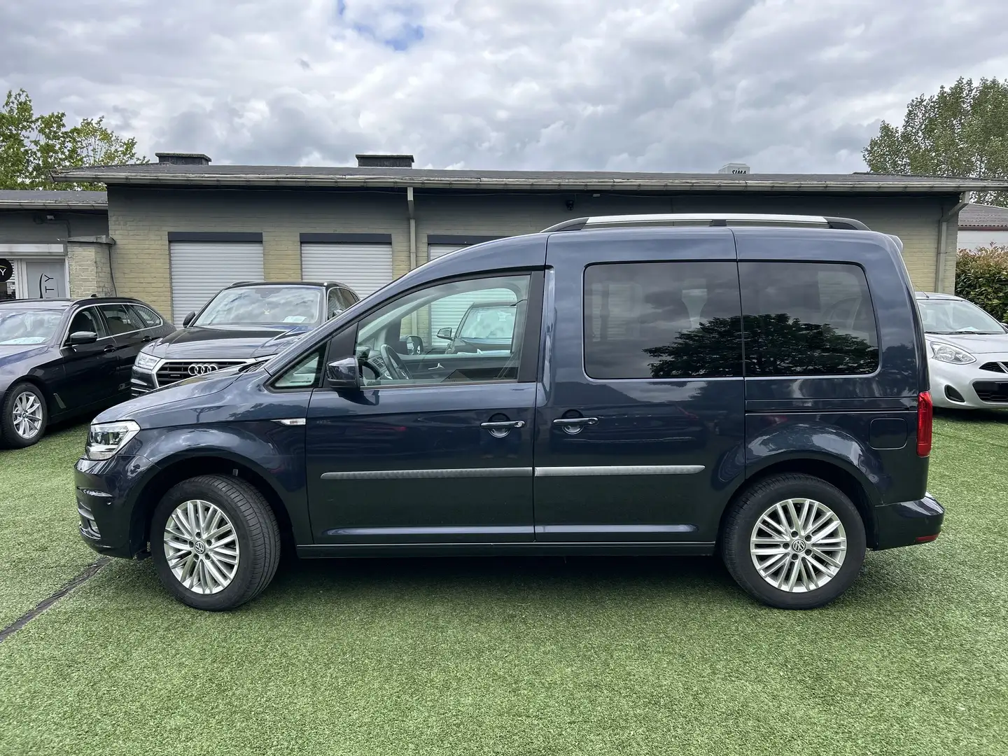 Volkswagen Caddy 1.4TSI Highline DSG*22.803KM*CAMERA*AIRCO*TREKHAAK Bleu - 2