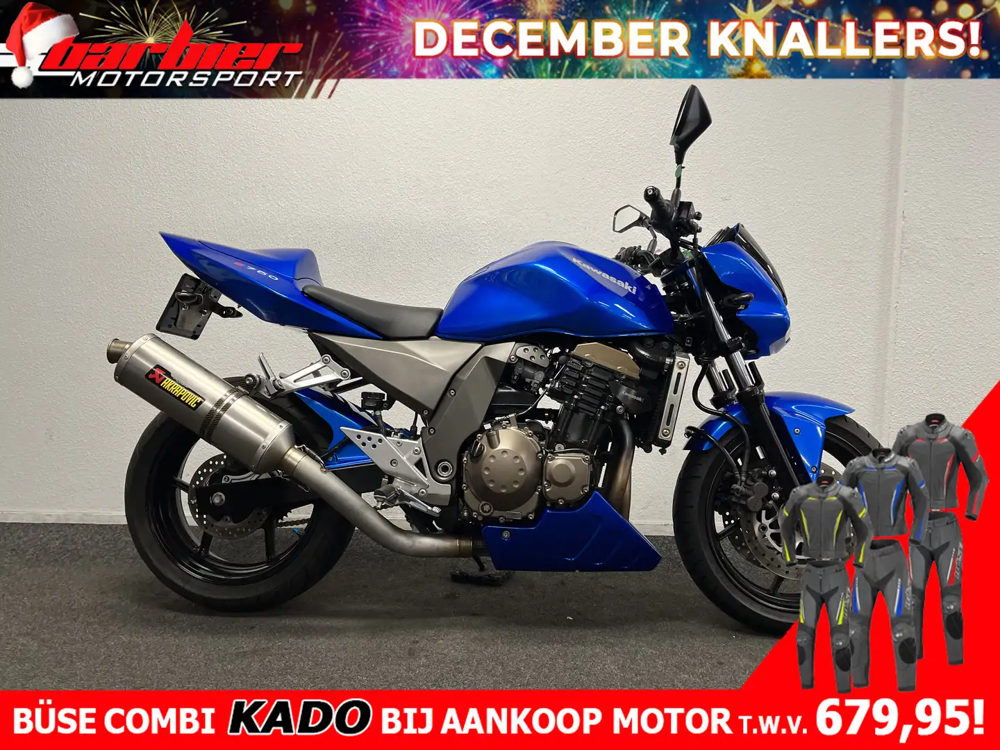 Kawasaki Z 750 Blauw - 1
