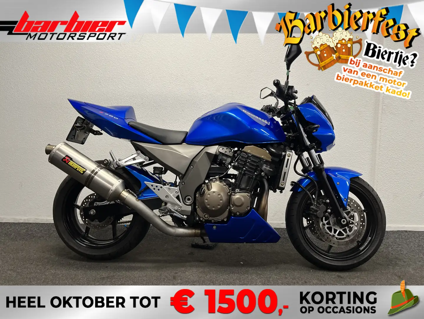 Kawasaki Z 750 Blauw - 1