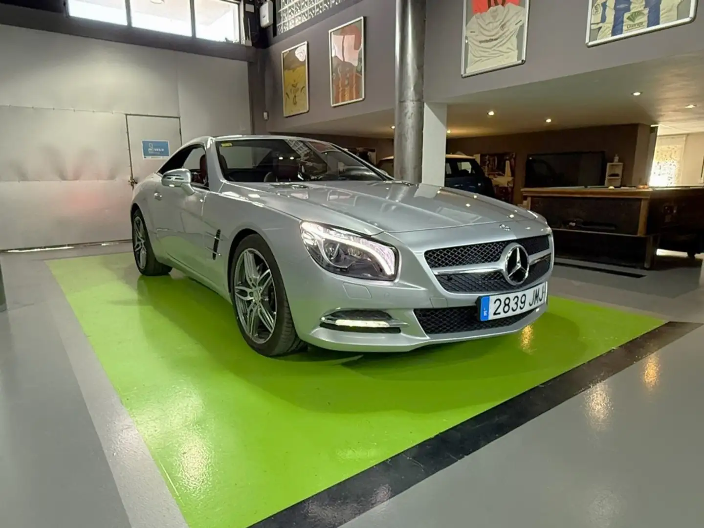 Mercedes-Benz SL 400 Aut. Plateado - 2