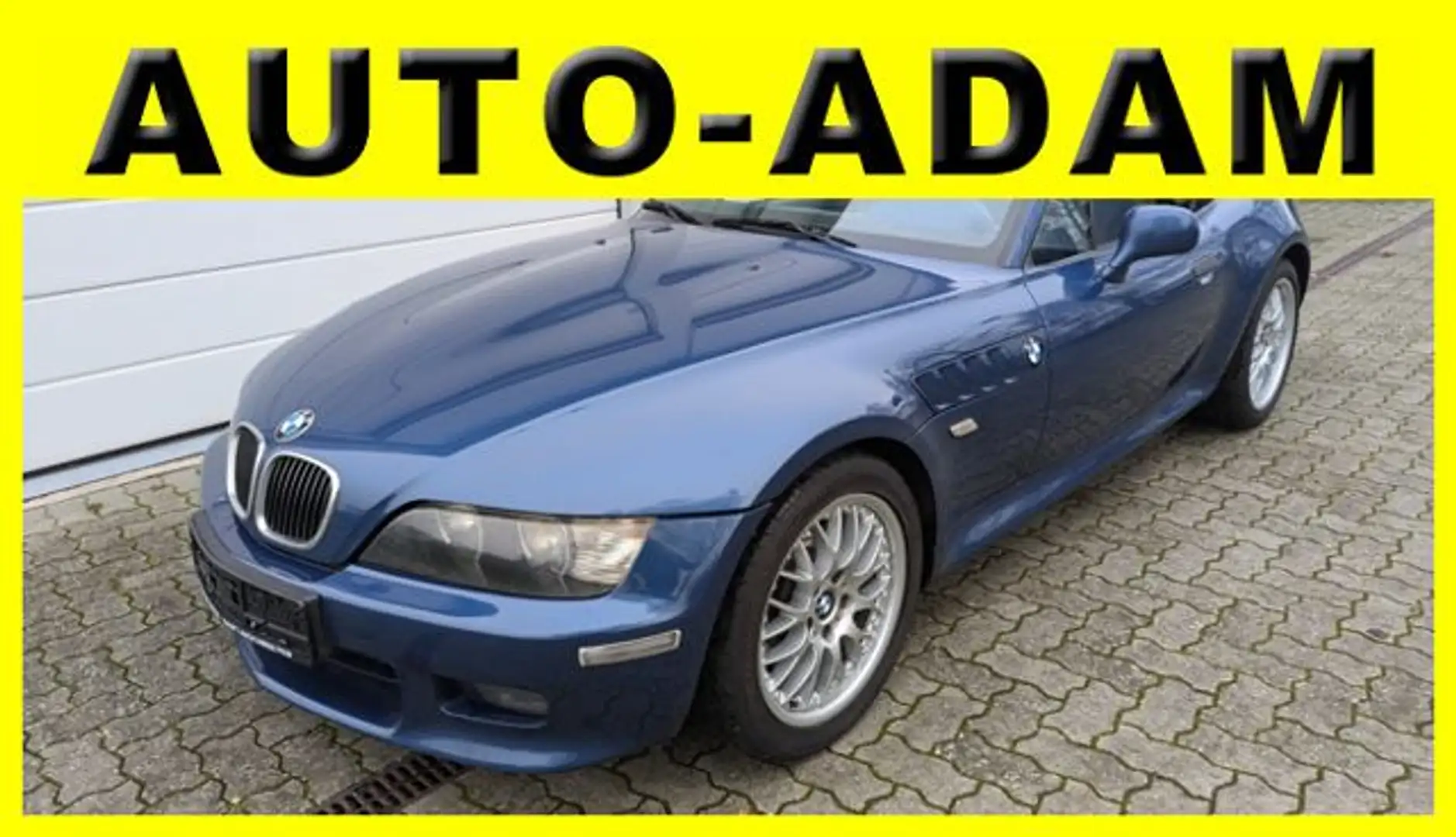 BMW Z3 Roadster 3.0*Leder Blau*Verdeck Neu*1 Hand* Bleu - 1