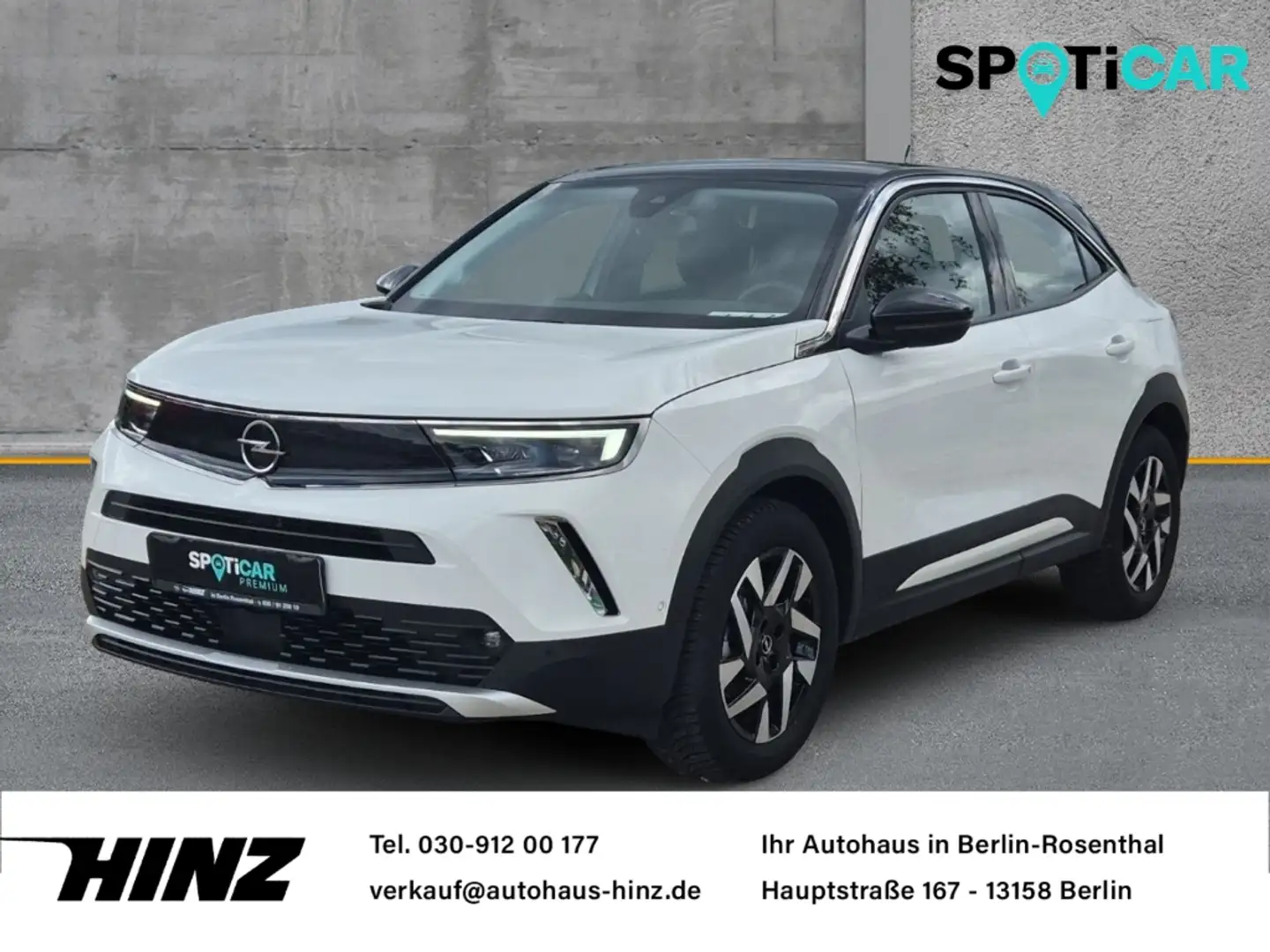 Opel Mokka-E Elegance,Klima,Kamera,Leder,LED,Keyless,SHZ Weiß - 1