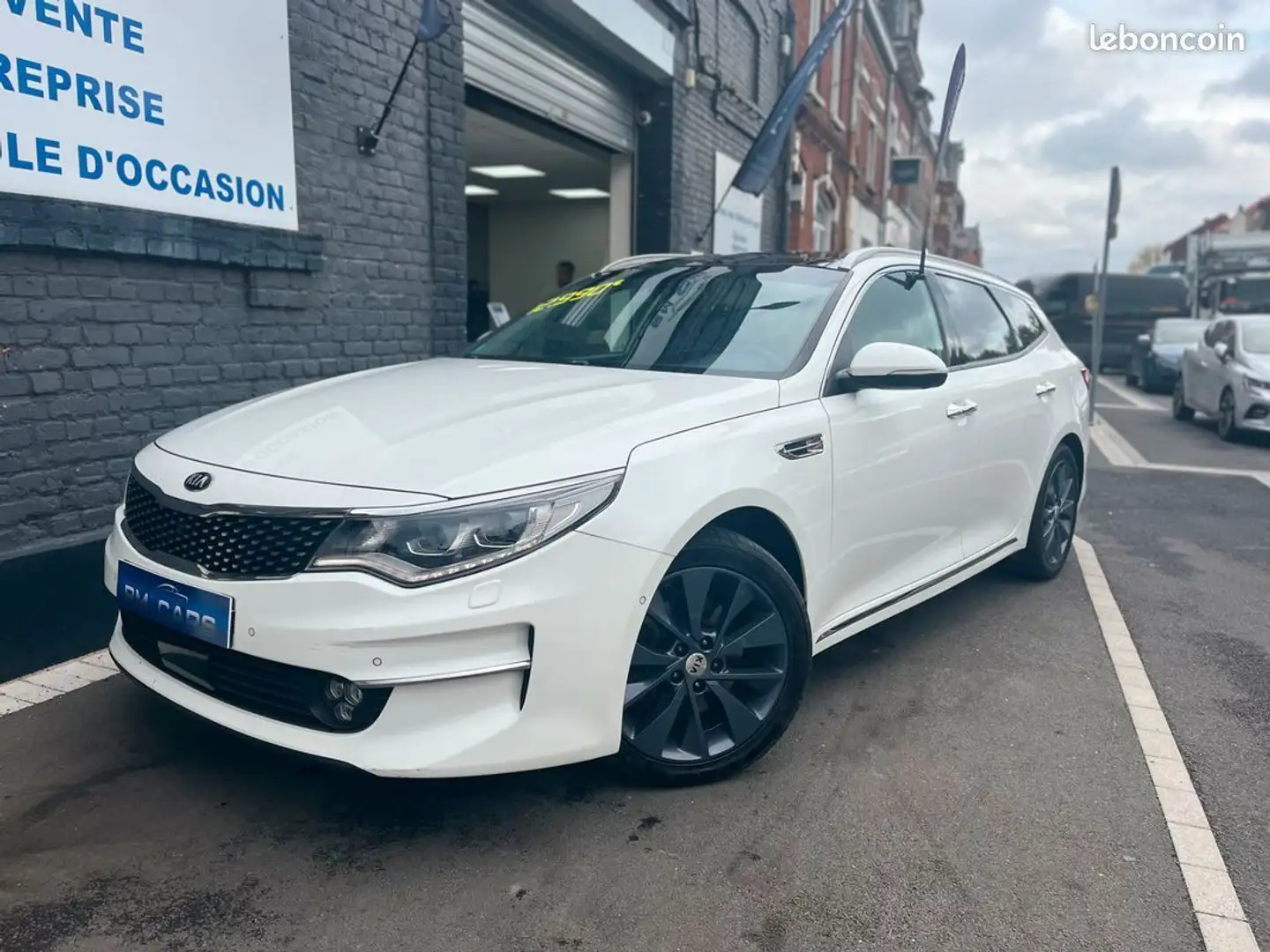 Kia Optima SW 1.7 CRDi 140ch GT-Line ISG DCT7 Blanc - 2
