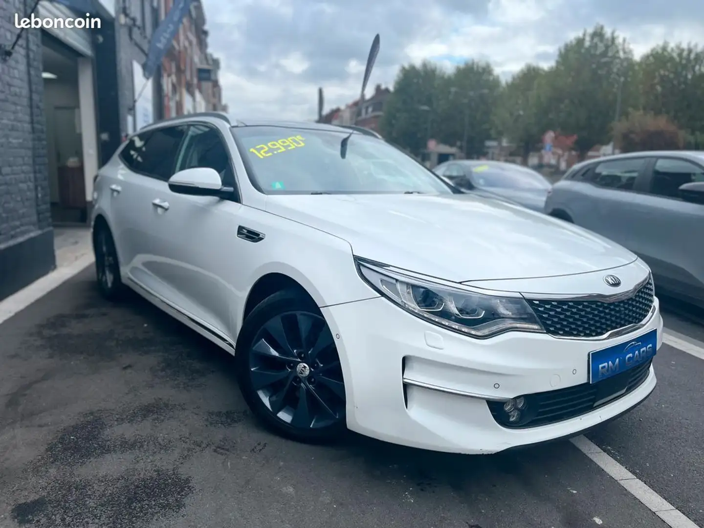 Kia Optima SW 1.7 CRDi 140ch GT-Line ISG DCT7 Blanc - 1