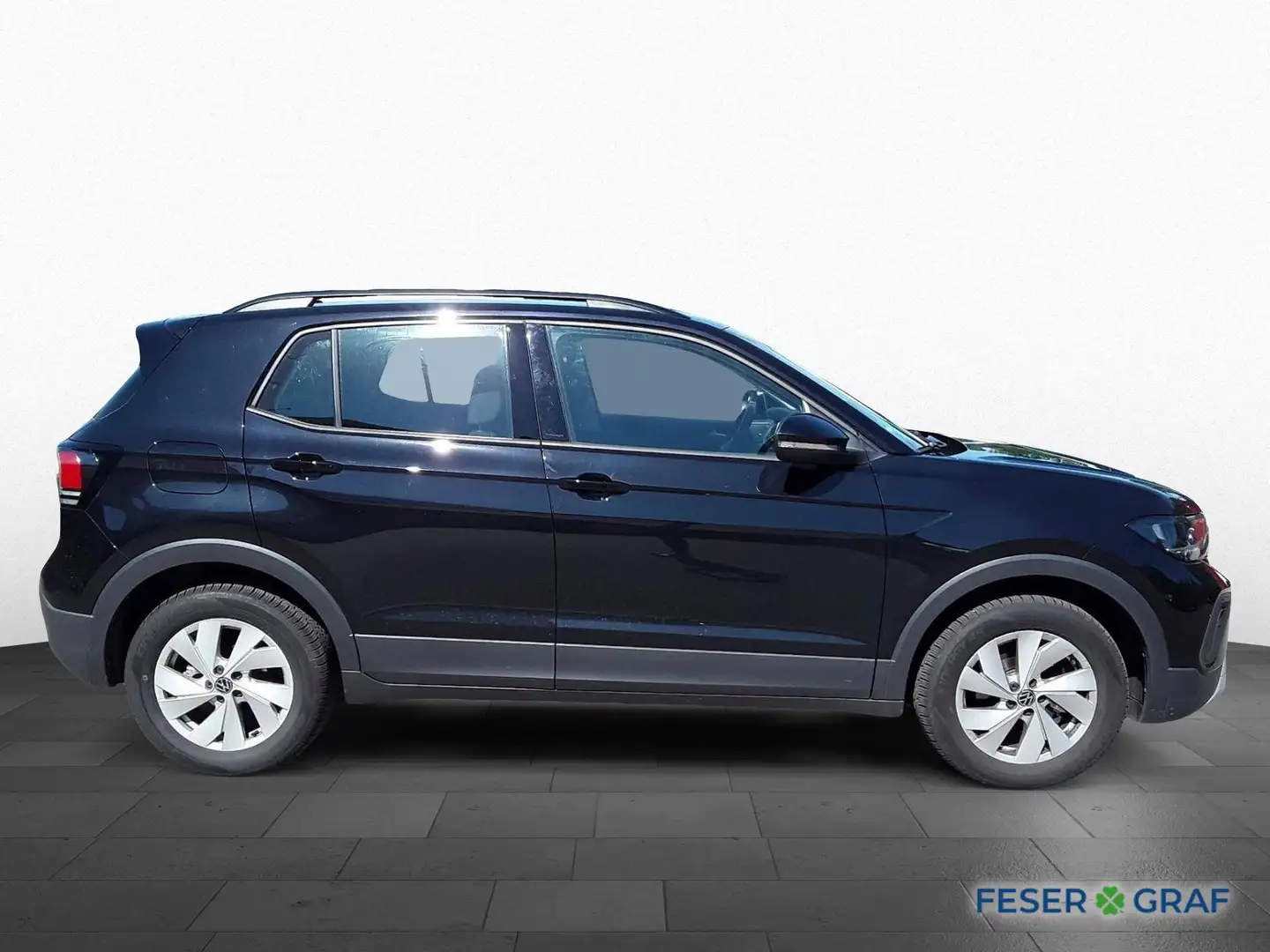 Volkswagen T-Cross 1.0 TSI DSG LIFE AHK KAM ACC APP GJR Schwarz - 2