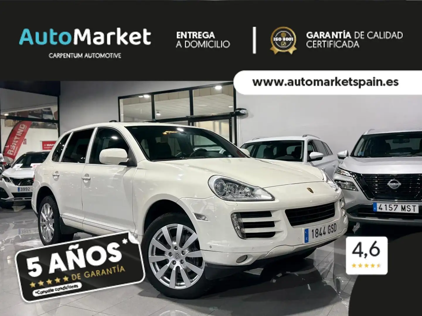 Porsche Cayenne Diesel Aut. Blanco - 1