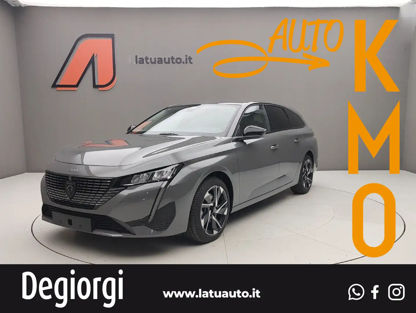 Peugeot 308 1.5 BLUEHDI 130CV ALLURE EAT8 Grigio - 1