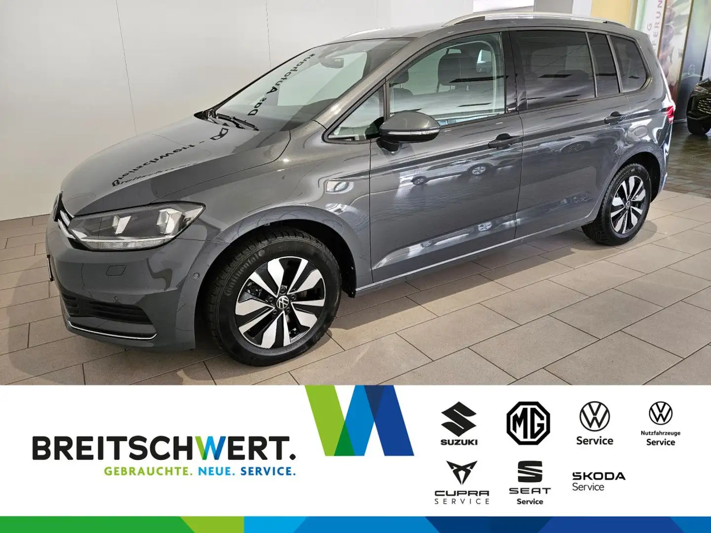Volkswagen Touran 1.5 TSI Move DSG Standhzg AHK Navi ACC RFK Grey - 1