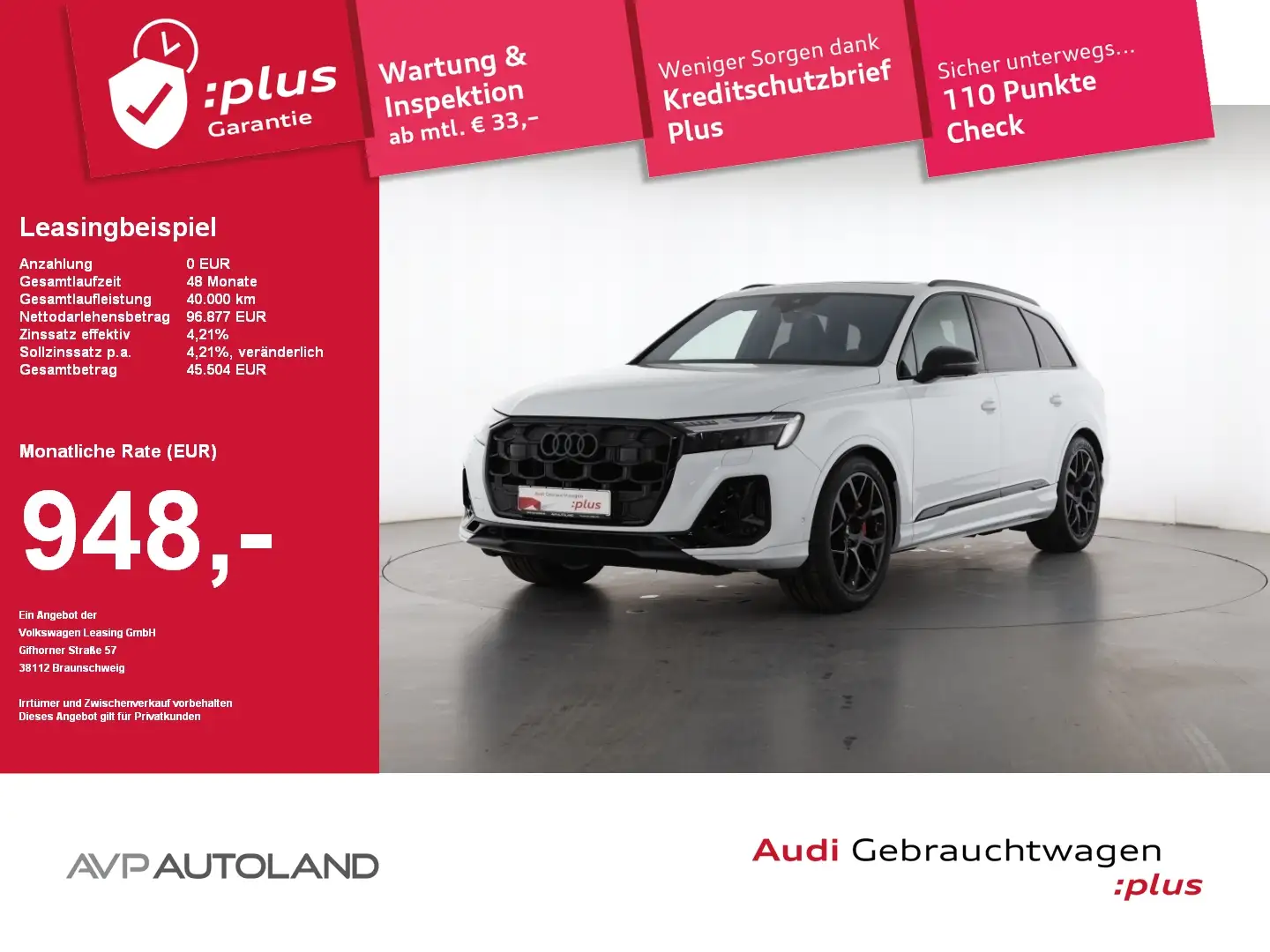 Audi SQ7 4.0 TFSI quattro tiptronic Facelift AHK Wit - 1