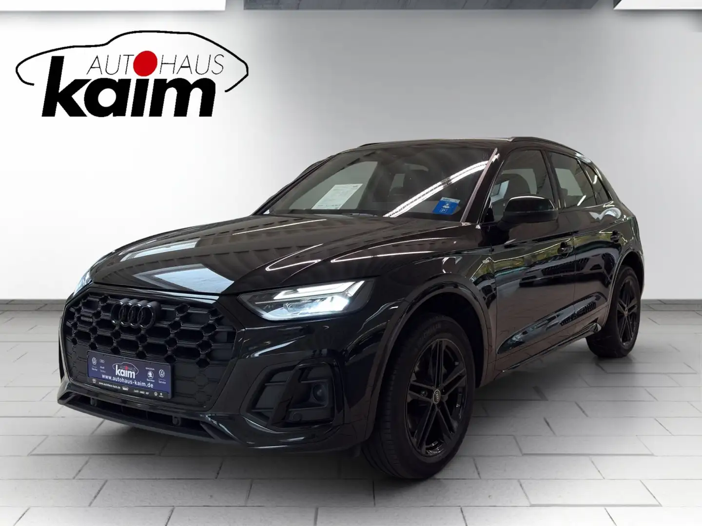 Audi Q5 40 40 TDI quattro S line Black Style+LED+NAVI+ACC Noir - 1