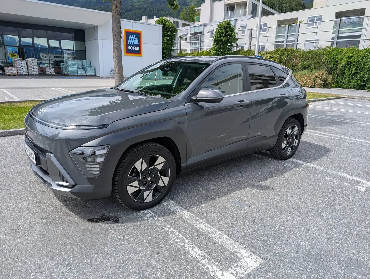 Hyundai KONA Kona 1,0 T-GDi 2WD Prestige Line Prestige Line Grau - 1