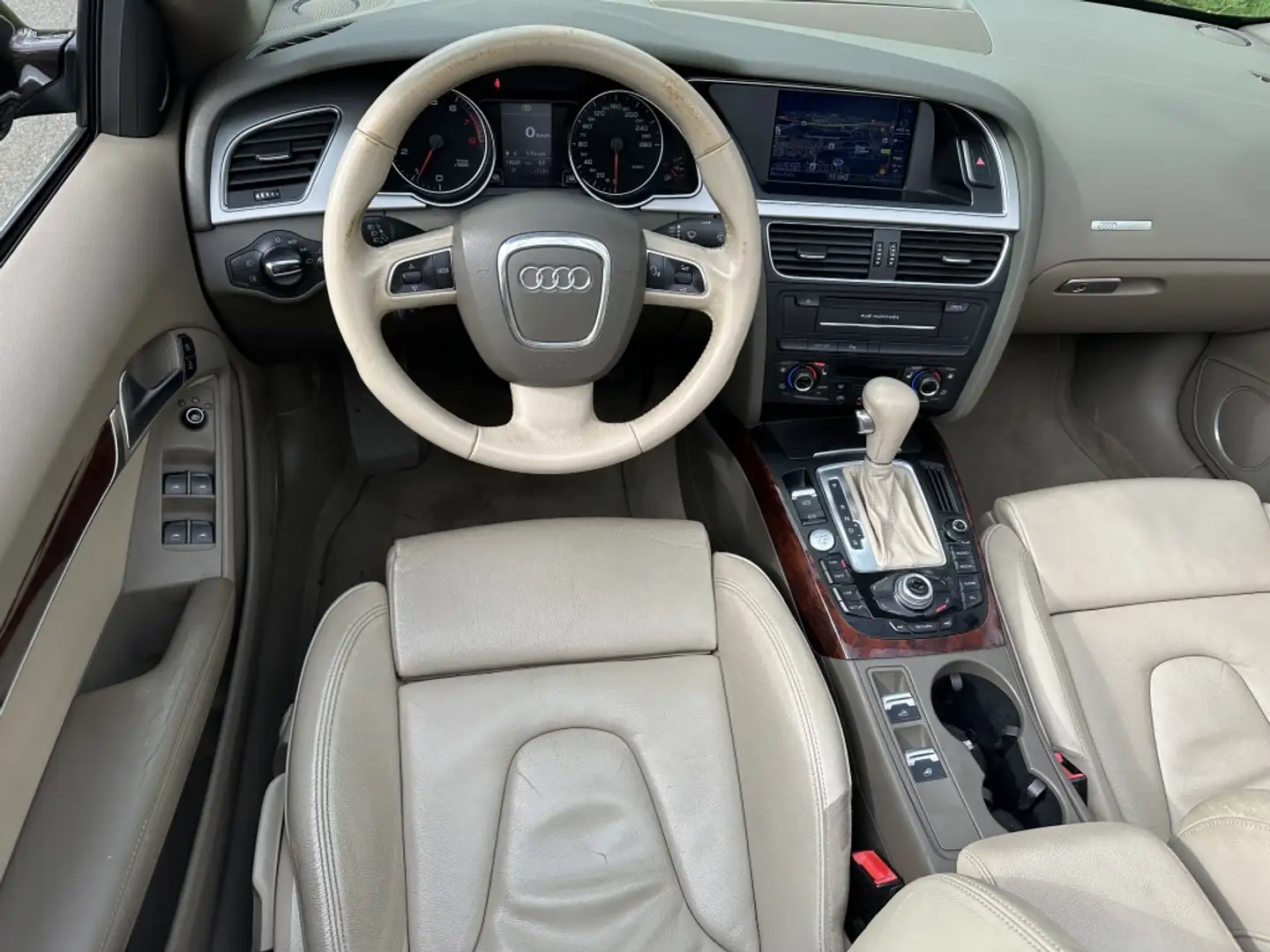 Audi A5 Cabriolet 2.0 TFSI Pro Line |LEDER|AIRCO|NAVI|CD| Bruin - 2
