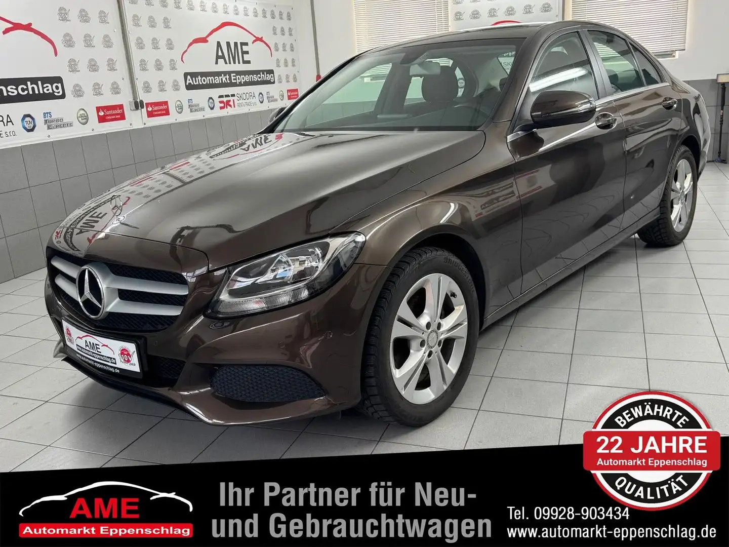 Mercedes-Benz C 200 d Lim. BlueTec *NAVI|1 Hand|Orig. 44.800km* Braun - 1