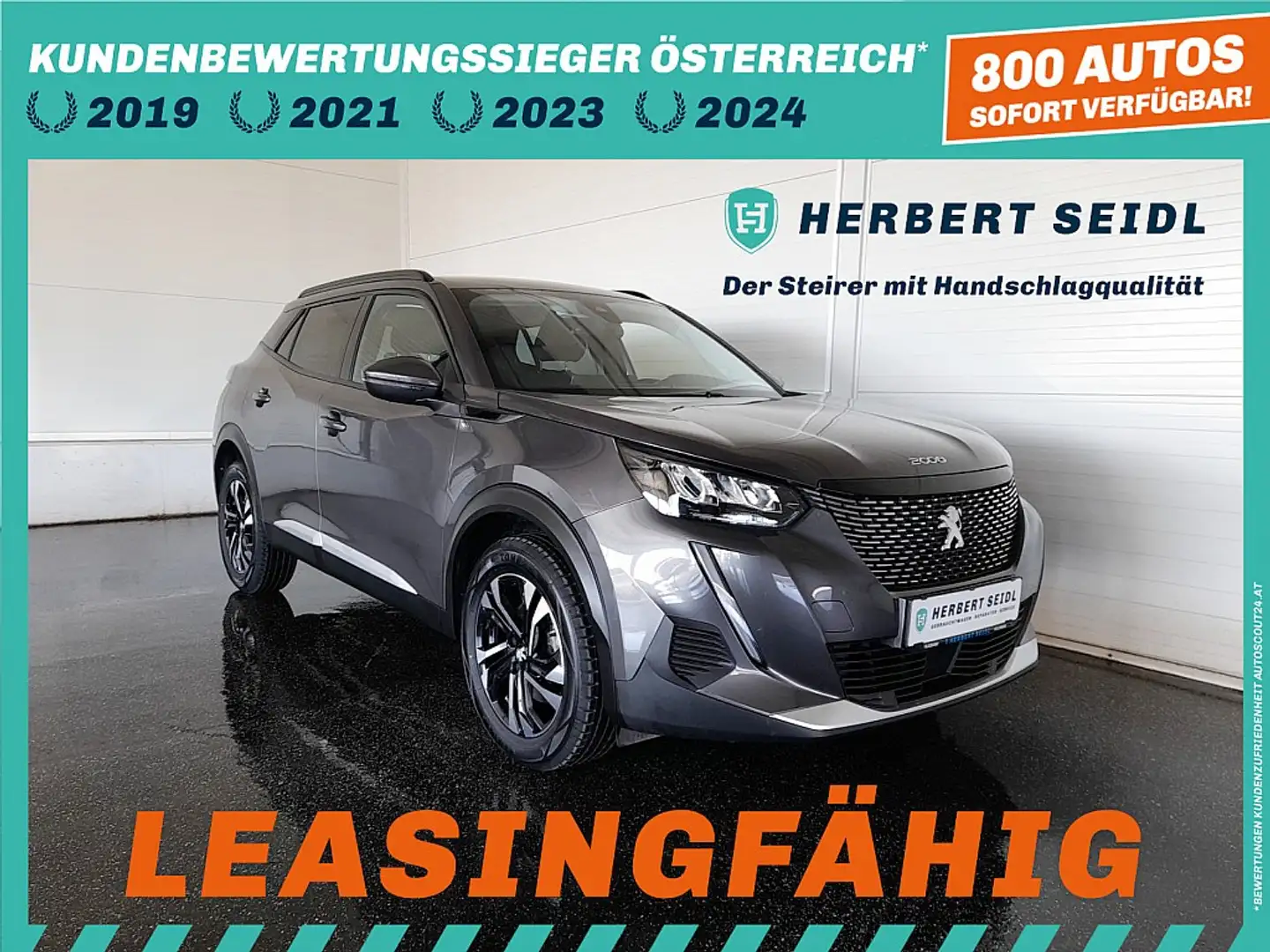 Peugeot 2008 Allure Blue HDI 130 Aut. *LED /  APP CONNECT / ... Grijs - 1