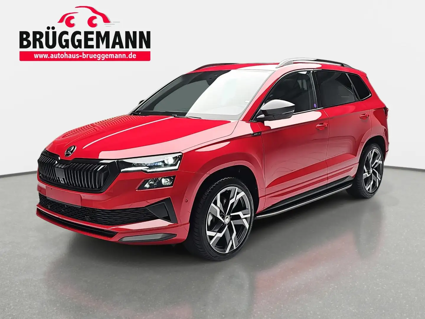 Skoda Karoq KAROQ 2.0 TSI DSG SPORTLINE 4X4 NAVI LED LEDER PAN Rot - 1