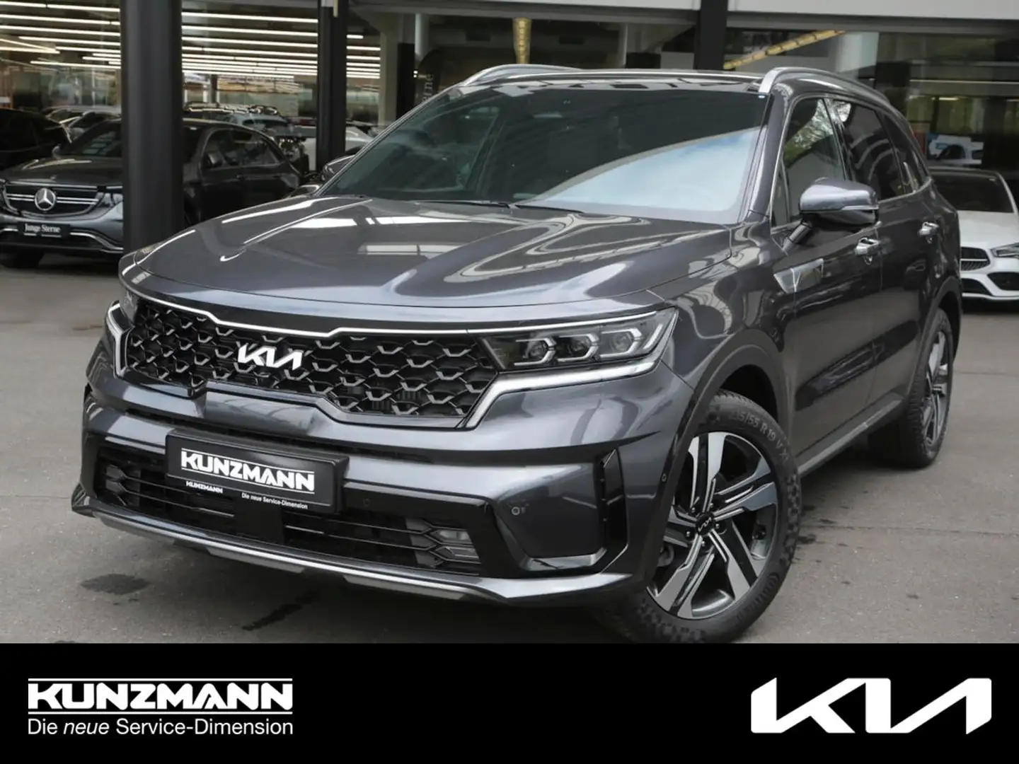 Kia Sorento 1.6T PHEV AWD Platinum Panorama ACC Grau - 1