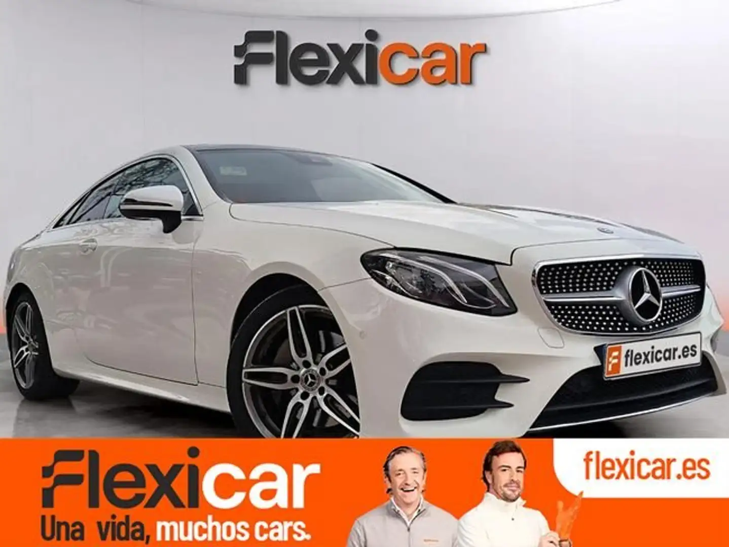 Mercedes-Benz E 220 Coupé 220d Blanc - 1