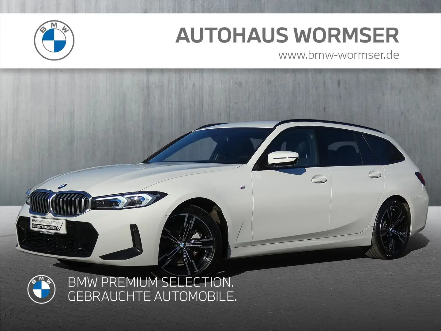BMW 320 d Touring M Sportpaket HiFi DAB LED Tempomat Weiß - 1