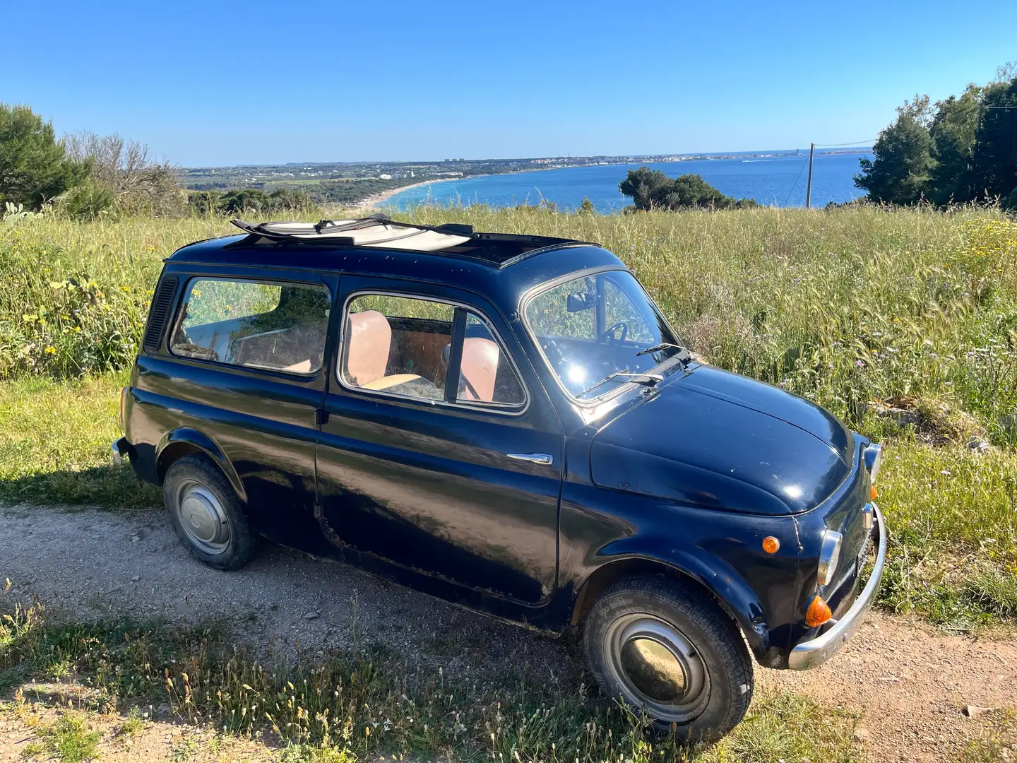 Autobianchi Sonstige Giardiniera Fiat 500 familiare Blau - 1