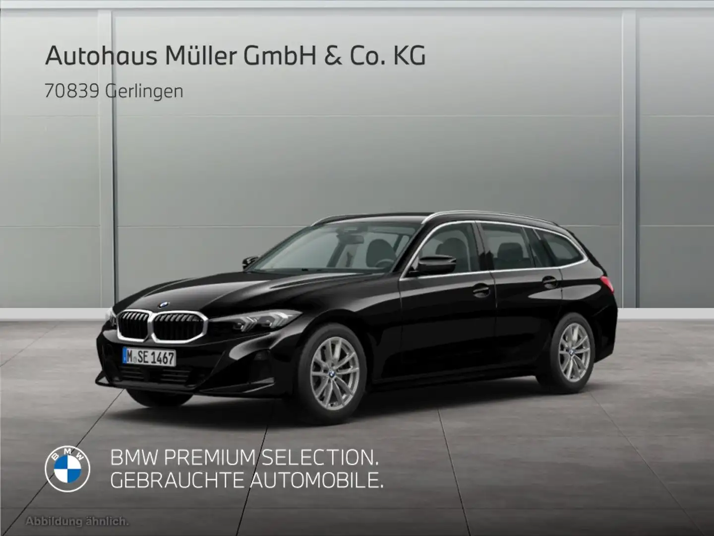 BMW 318 i Tour Aut ACC DAB HiFi Sitzhei Widscreen 1VB Schwarz - 1