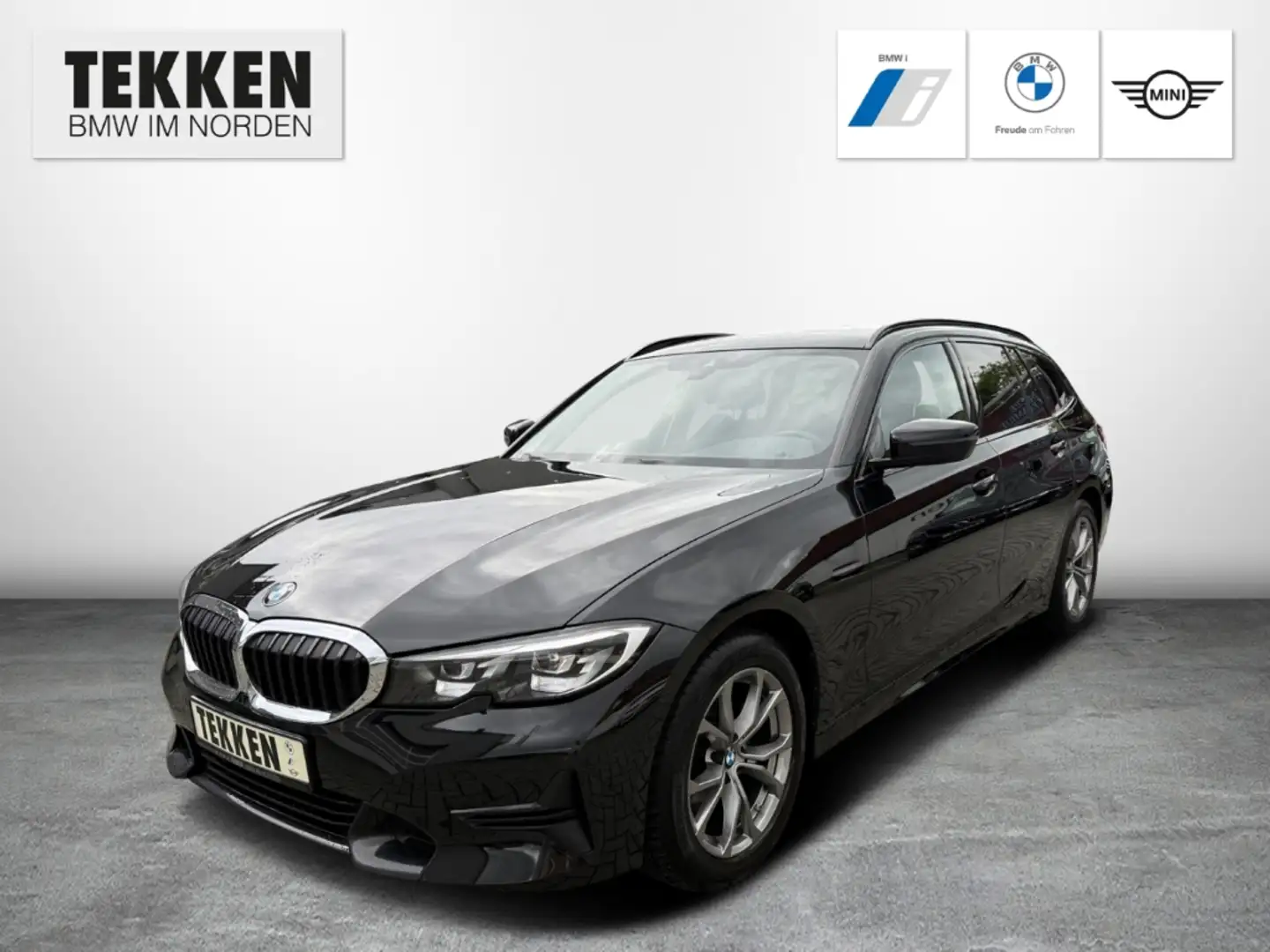 BMW 318 d Sport Line Touring Mild-Hybrid EU6d D A Nero - 1