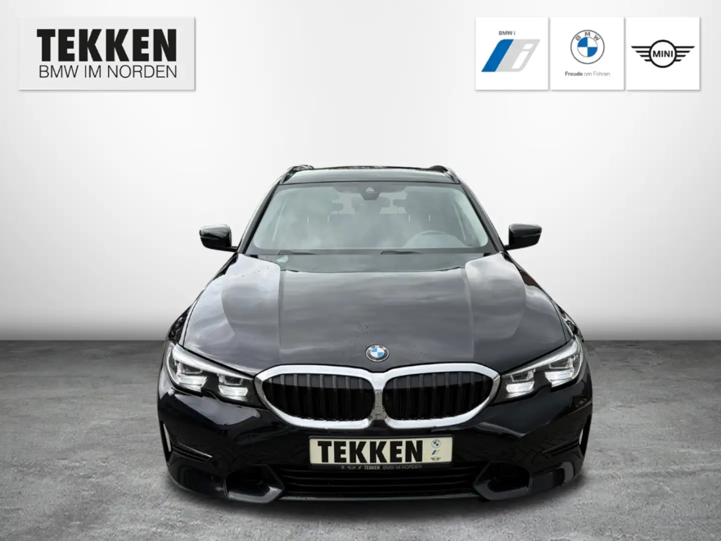 BMW 318 d Sport Line Touring Mild-Hybrid EU6d D A Nero - 2