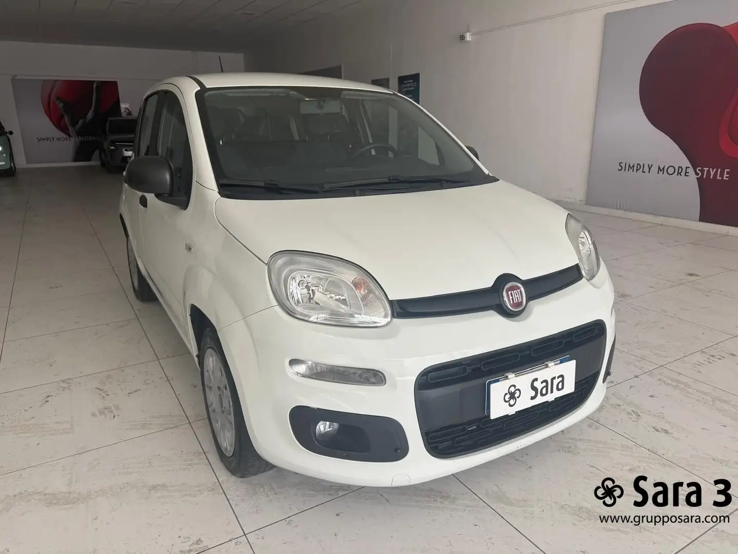 Fiat Panda Panda 1.2 EasyPower BEN/GPL Blanc - 2