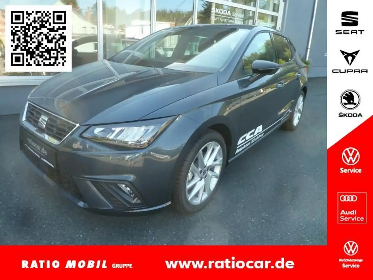 SEAT Ibiza IBIZA FR 1.0 TSI FULL-LINK SITZHEIZ. EINPARKH. Grau - 1