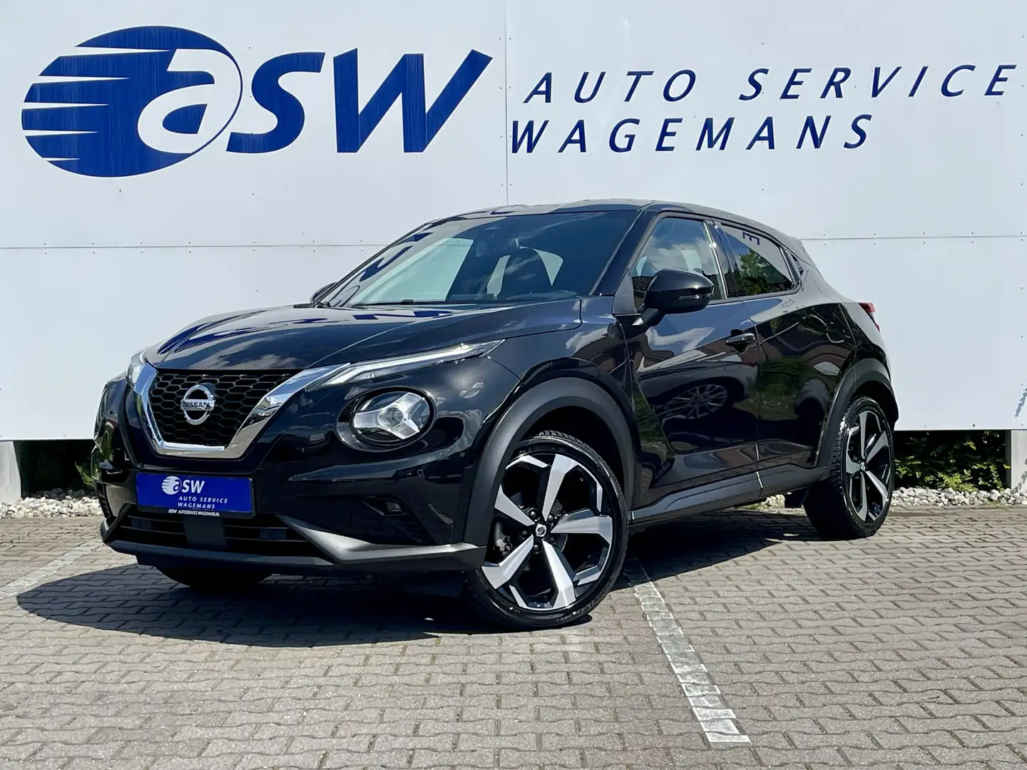 Nissan Juke 1.0 DIG-T Tekna | CarPlay | ACC | LED | Dodehoek | Negro - 1