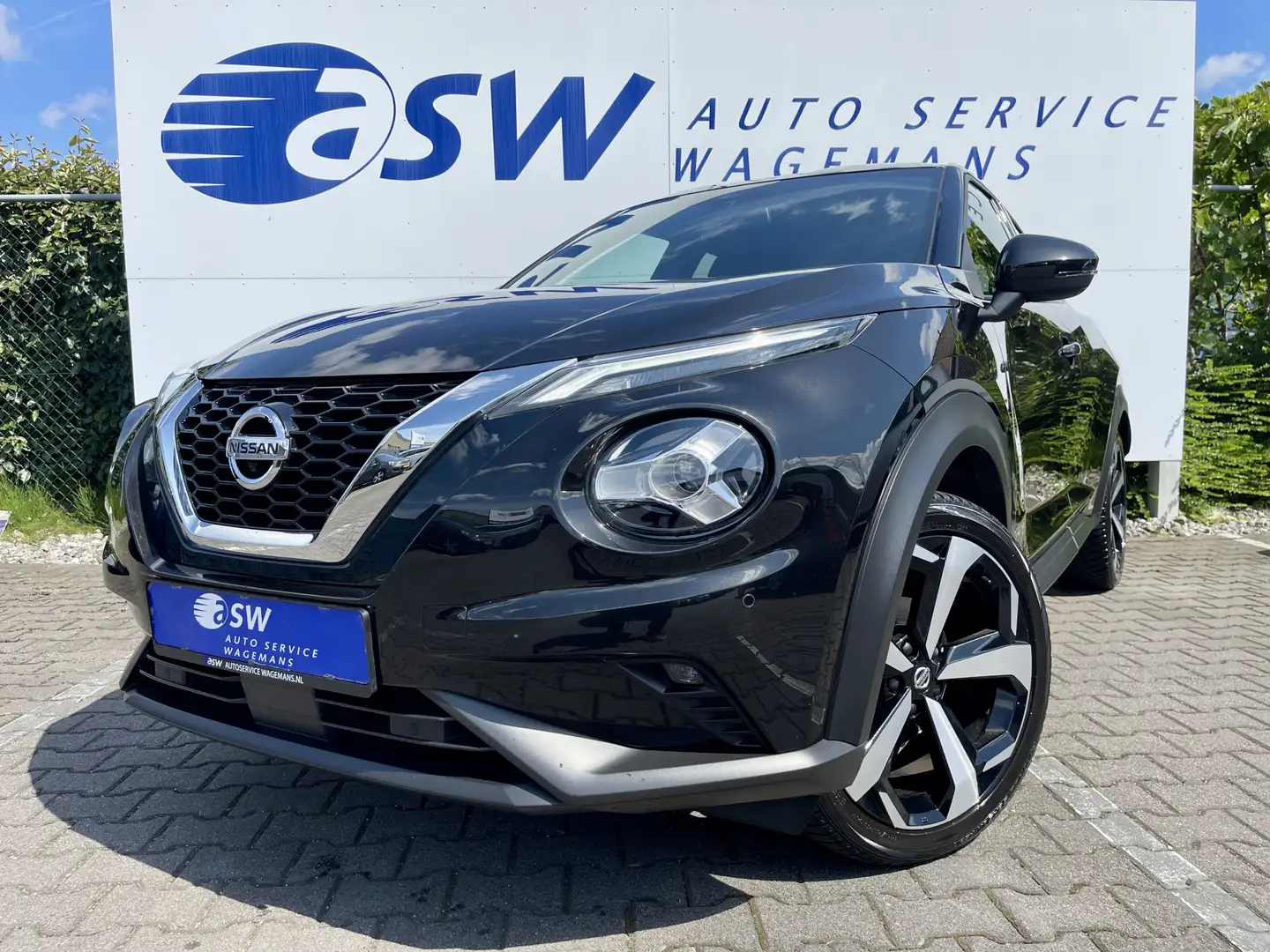 Nissan Juke 1.0 DIG-T Tekna | CarPlay | ACC | LED | Dodehoek | Negro - 2