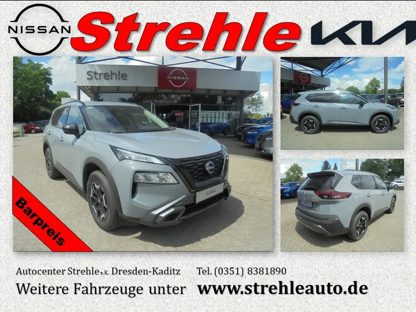 Nissan X-Trail 1.5 VC-T e-4ORCE 4x4 N-TREK 7-Sitze Grey - 1