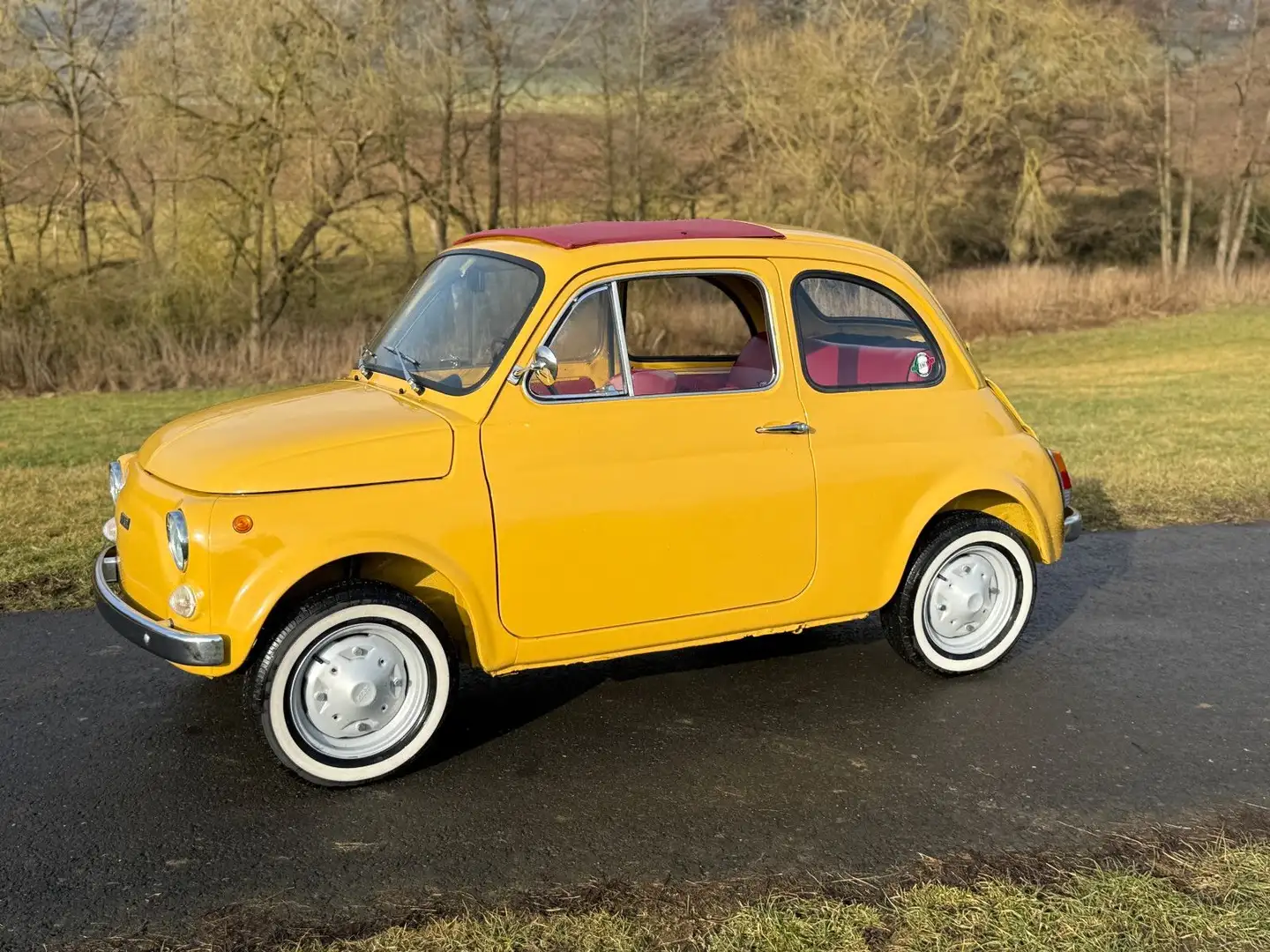 Fiat 500 R TOP FARBKOMINATION RUNDTACHO TÜV & H NEU Żółty - 1