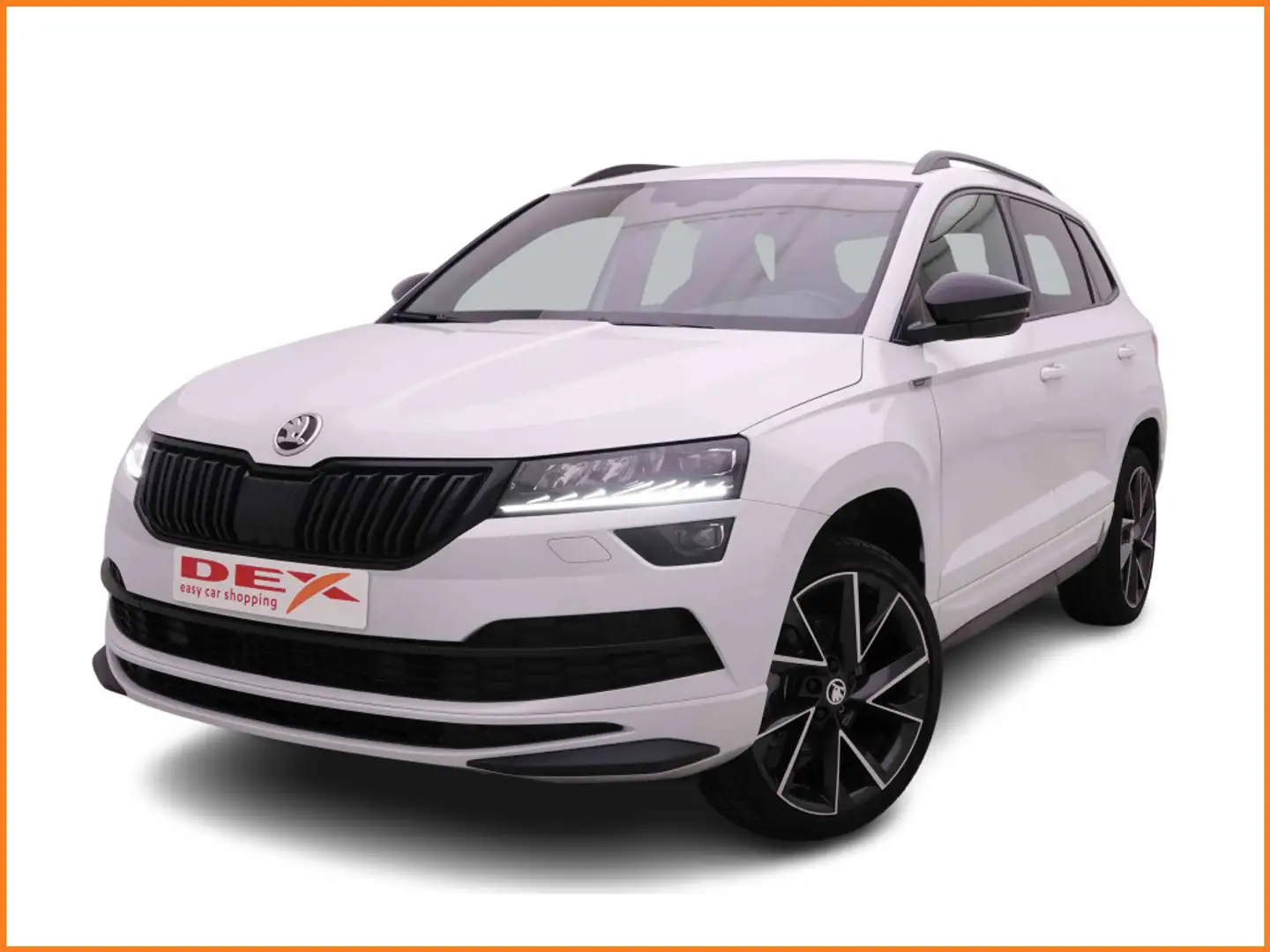 Skoda Karoq 1.5 TSi 150 ACT Sportline + Navi Amundsen + LED +  Wit - 1