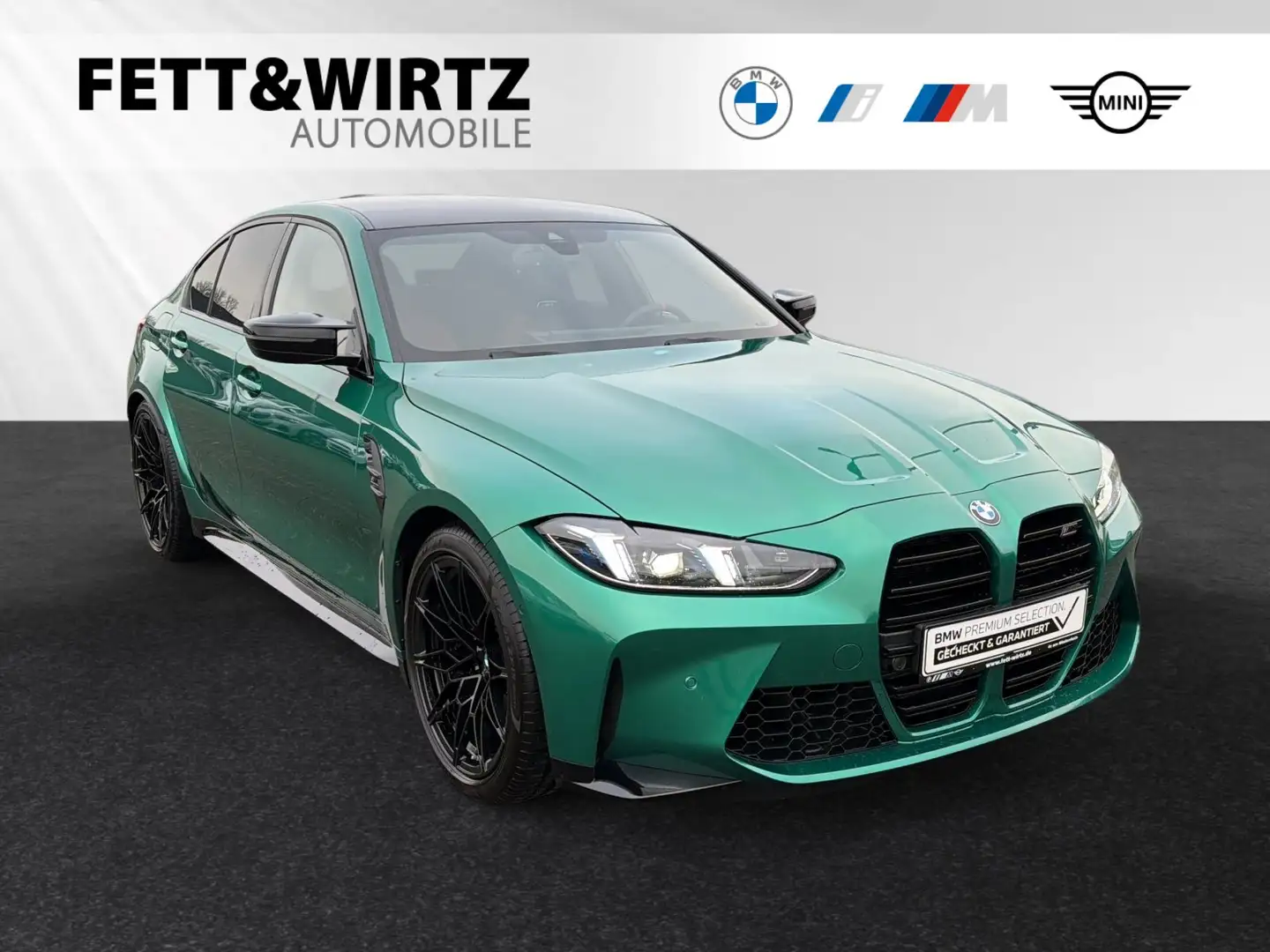 BMW M3 Competition Limousine Head-Up|Harman/Kardon Grün - 1