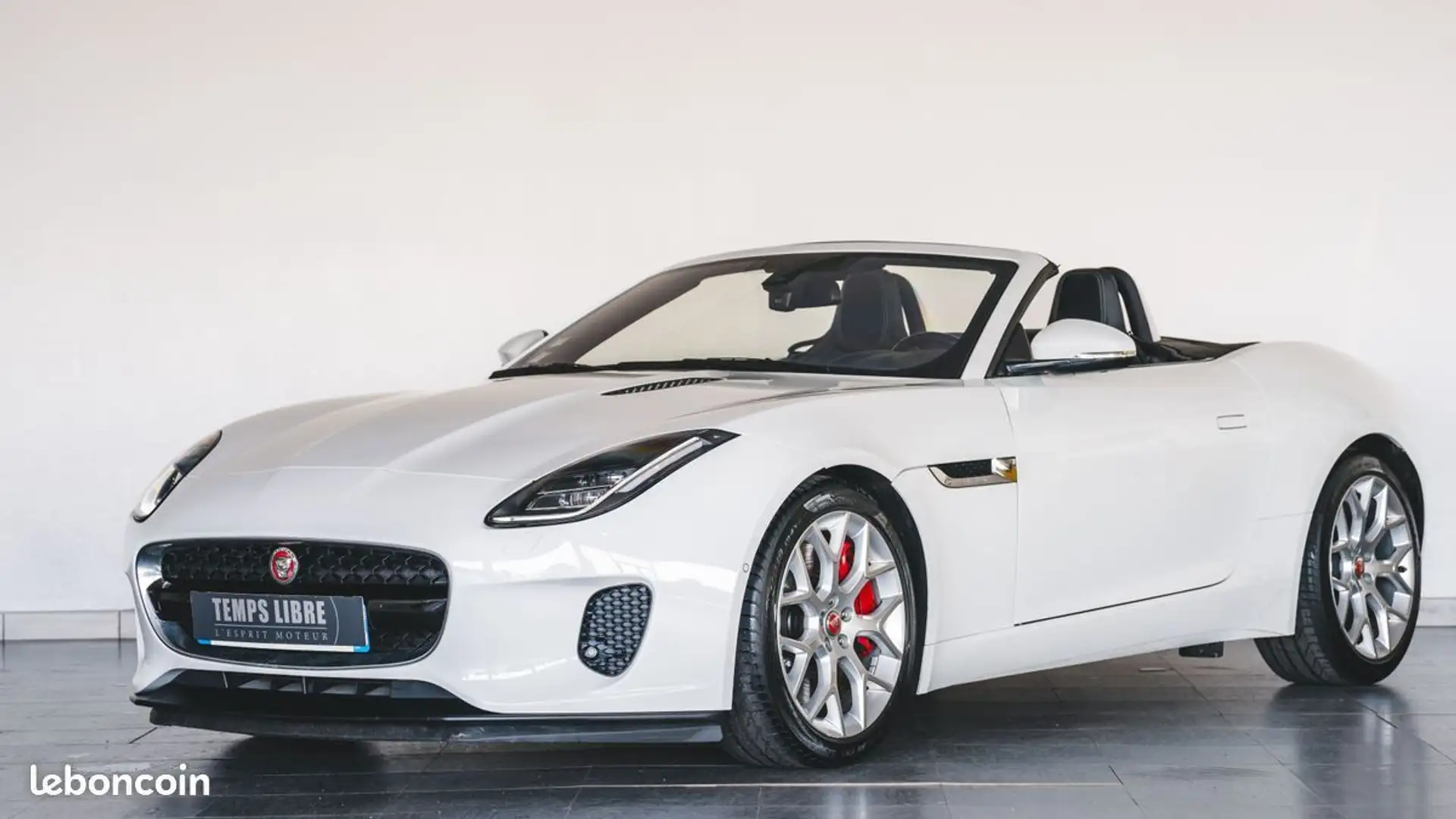 Jaguar F-Type s cabriolet v6 3.0 380ch Blanc - 1